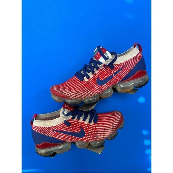 Nike Air VaporMax Flyknit 3 “USA” Shoes Red White Blue CW5585-100 Men’s Size 10 main image 6